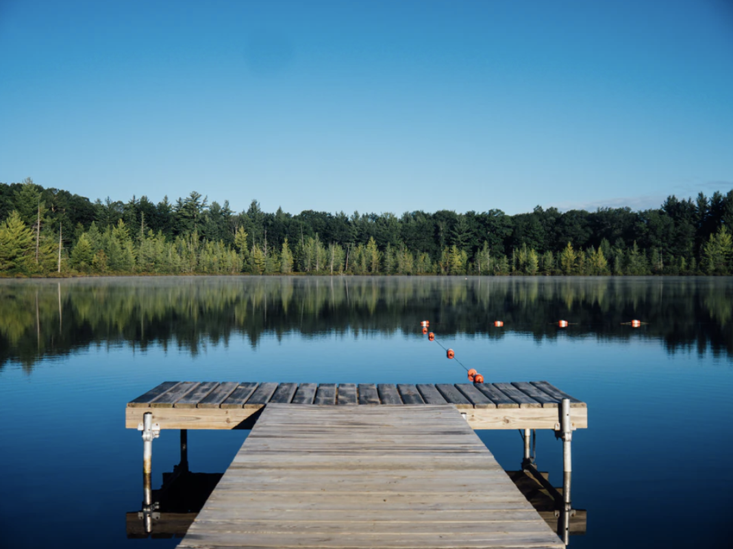 A swimming lake