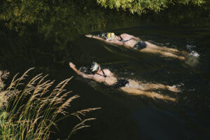 channel swimming training